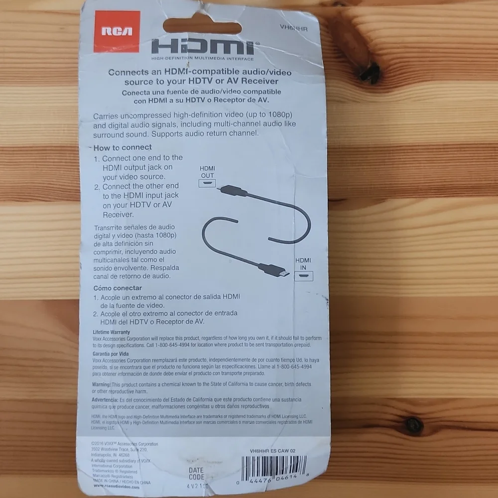 RCA HDMI Cord